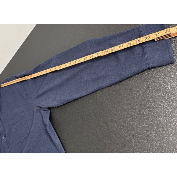 Jachs New York Men's Navy Twill Long Sleeve Button-Down Dress Shirt 2XL - Picture 11 of 11